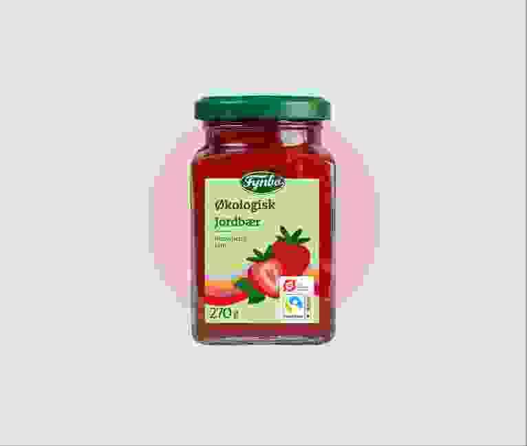 Økologisk Jordbær Marmelade