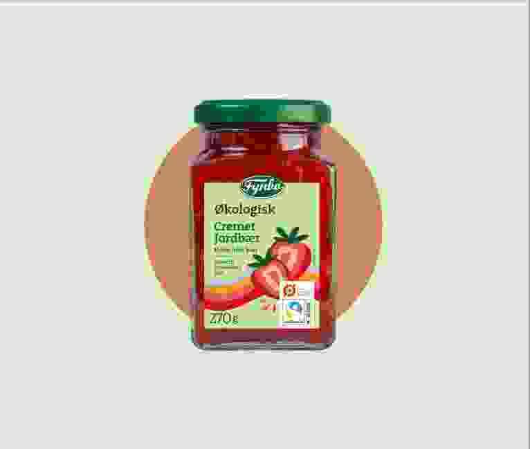 Økologisk Cremet Jordbær Marmelade