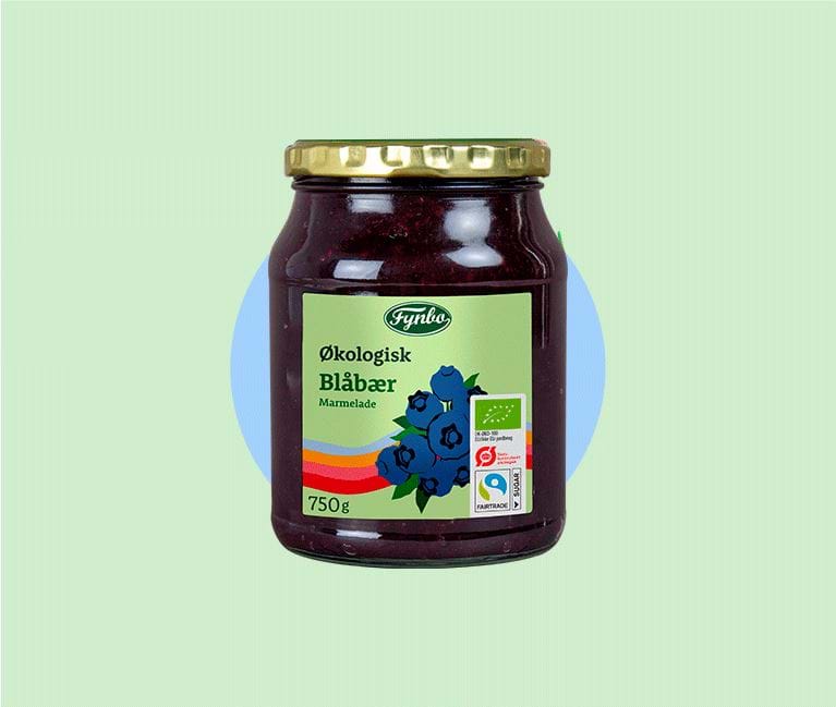 Økologisk Blåbær Marmelade