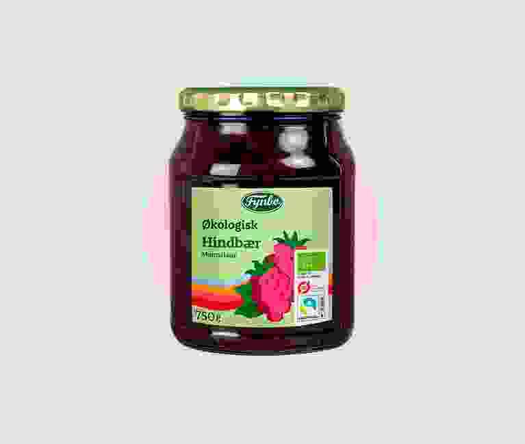 Økologisk Hindbær Marmelade